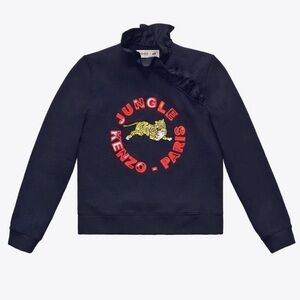 Kenzo X H&M Sweater Pullover Tiger Sweatshirt Embroidered Logo Size Small